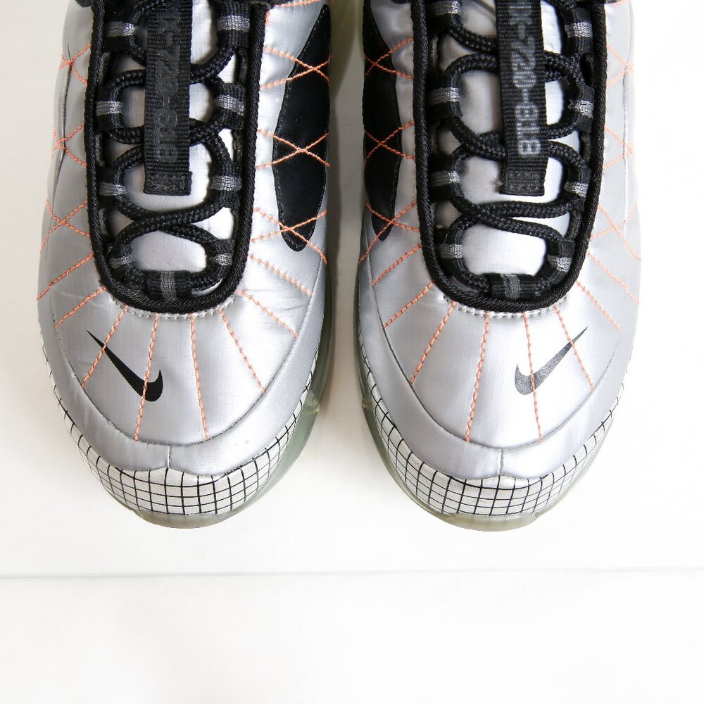 NIKE Air Max 720-818 Metallic Silver, Blk & Orange Sneakers/4.5 Youth/6 … - Picture 4 of 13